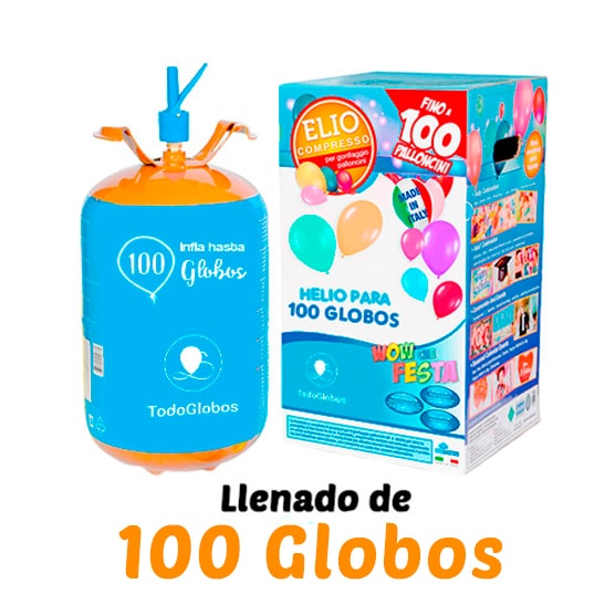 Bombona Helio Maxi 0,42 m³  Venta de Globos -1 Globo 2 Globos 3