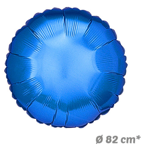 Globos Redondo Azul de Helio 82 cm