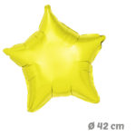 Globos Estrella Amarillo de Helio 42 cm