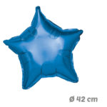 Globos Estrella Azul de Helio 42 cm
