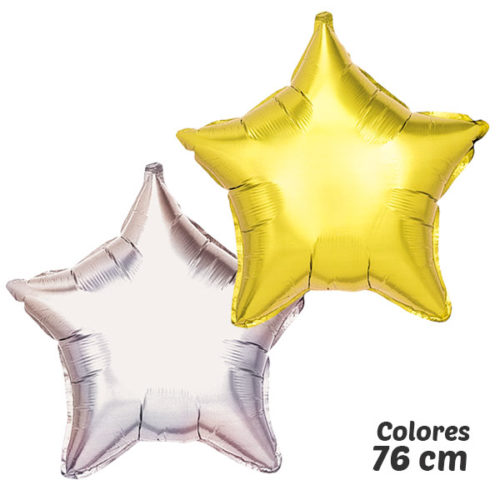 colores globos de helio estrella 76 cm