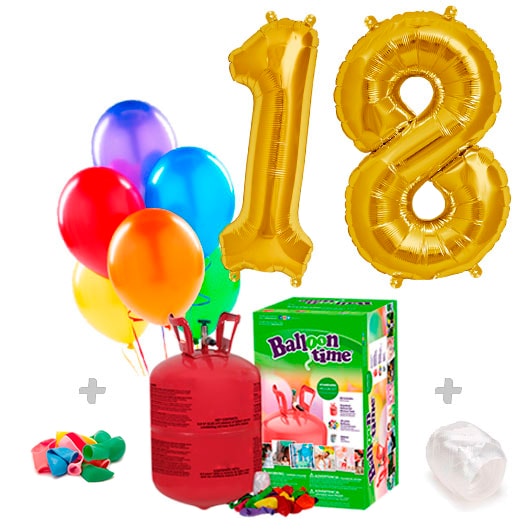 Molestia Carteles absceso Pack Globos Cumpleaños: Helio pequeño + 2 Números a elegir