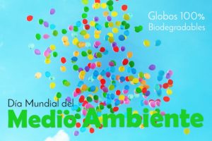 Suelta de globos por el dia mundial del medio ambiente